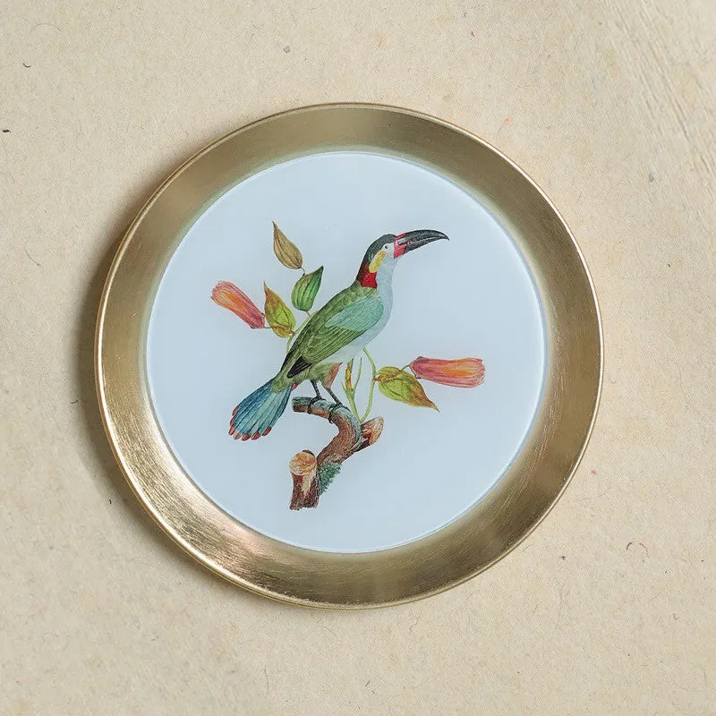 Golden Tale Enamel Iron and Glass Wall Plate media 3