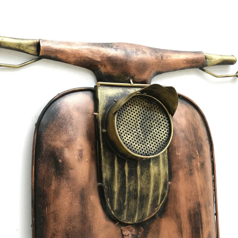 Antique Scooter Iron Wall Accent media 4
