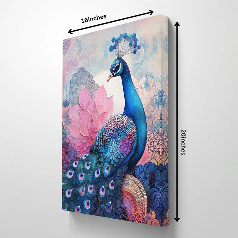 Peacock Psy Wall Painting media 6