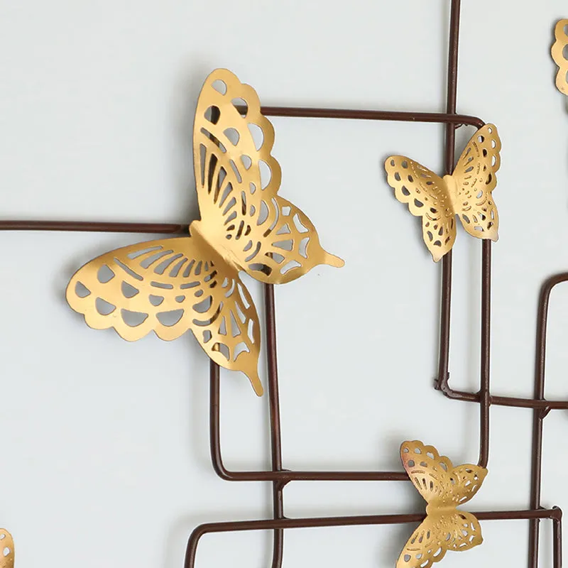 Mariposa Grid Metal Wall Accent media 3