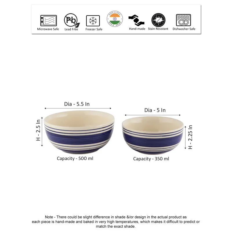 Zafran Serving Bowl (500 mL/350 mL) - Set Of Two media 7
