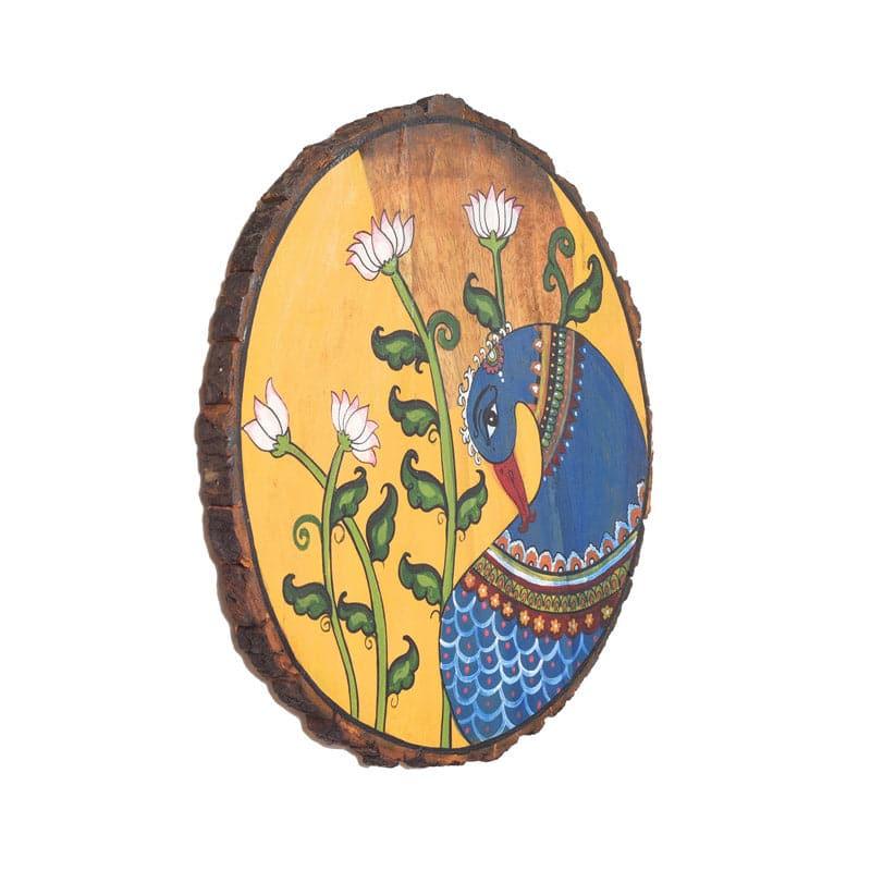 Ethnic Mayoorakshi Wooden Wall Accent media 4