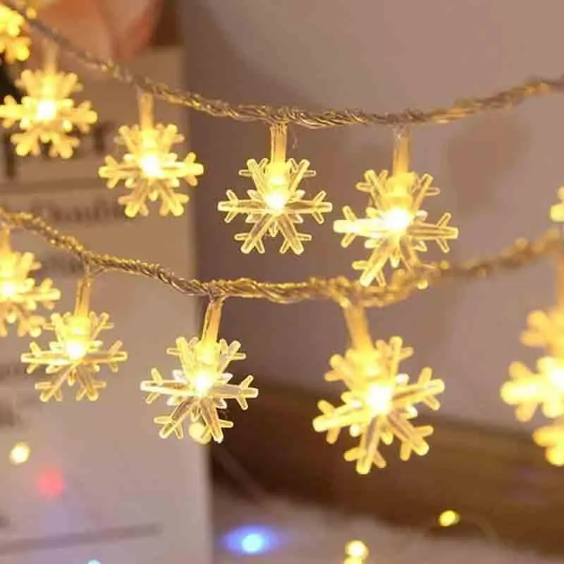 Snowflakes LED Fairy Light media 4
