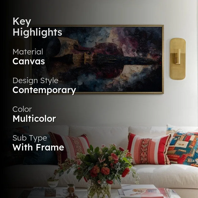 Electric Indigo Canvas Wall Art media 2
