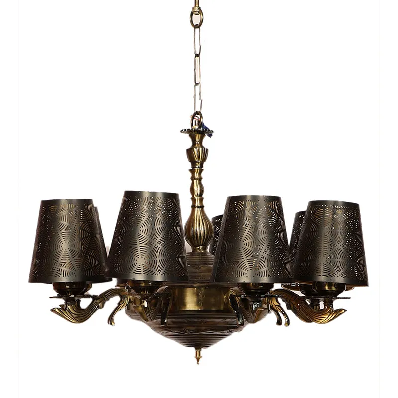 Chromo Etched Vilona Ceiling Lamp media 3