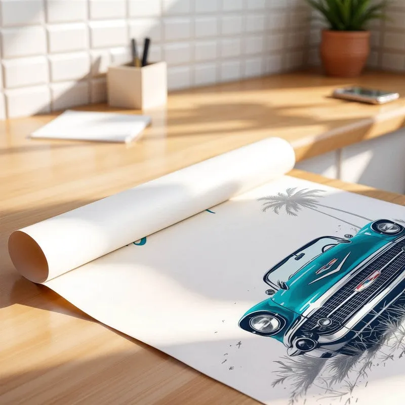 Turquoise Bel Air Wall Poster media 4