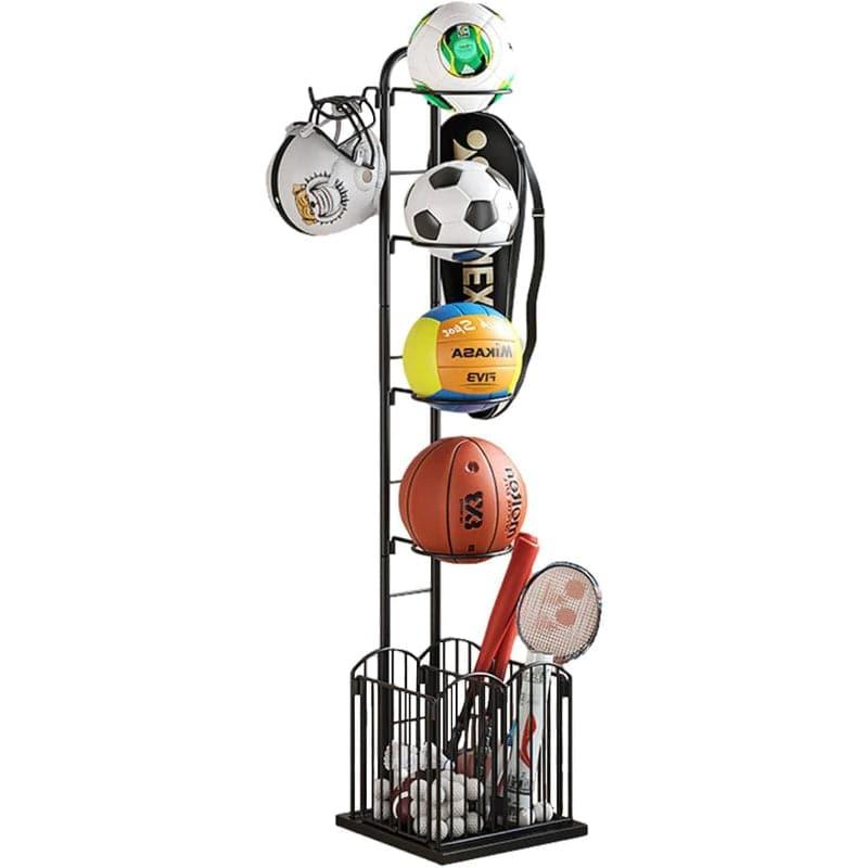 All-in-One Sports Ball and Equipment Storage Rack media 4