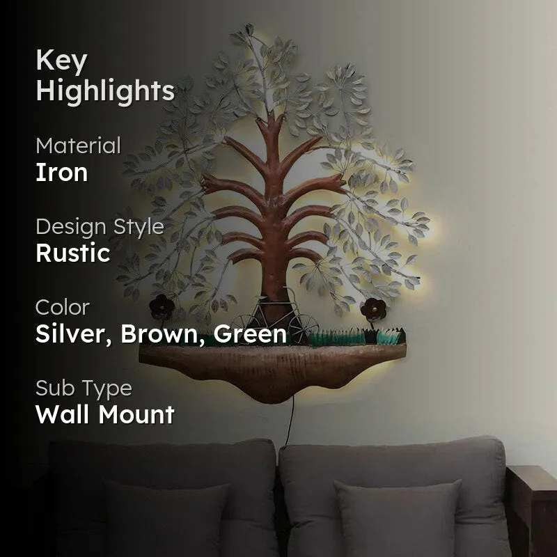Wisdom Of Roots Iron Wall Accent media 2