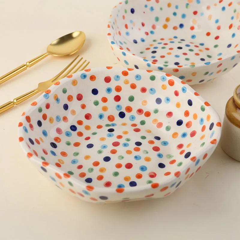 Otello Ceramic Snack Bowl (Multicolor) - 350 mL media 5