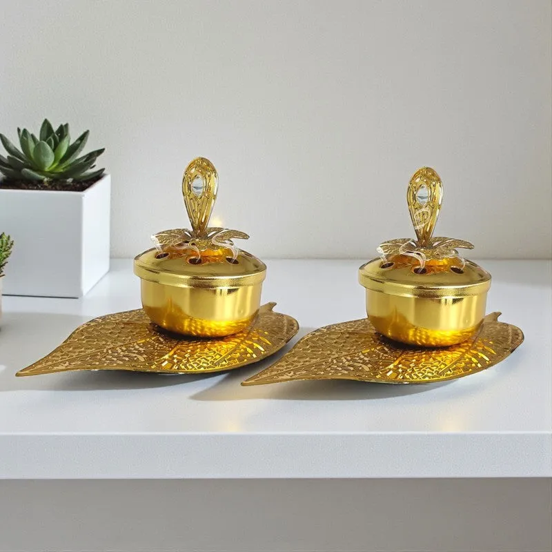 Radha Festive Metal Diffuser - Set Of Two media 3