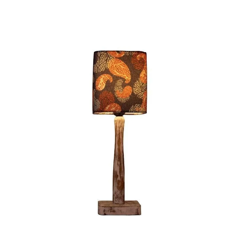 Precious Paisley With Distress Stand Fabric Table Lamp - Multicolor media 4
