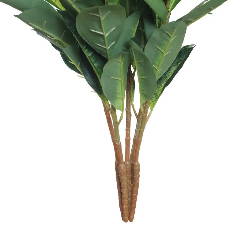 LuxeTouch Artificial Rubber Plant Without Pot - 2.1 Feet media 6