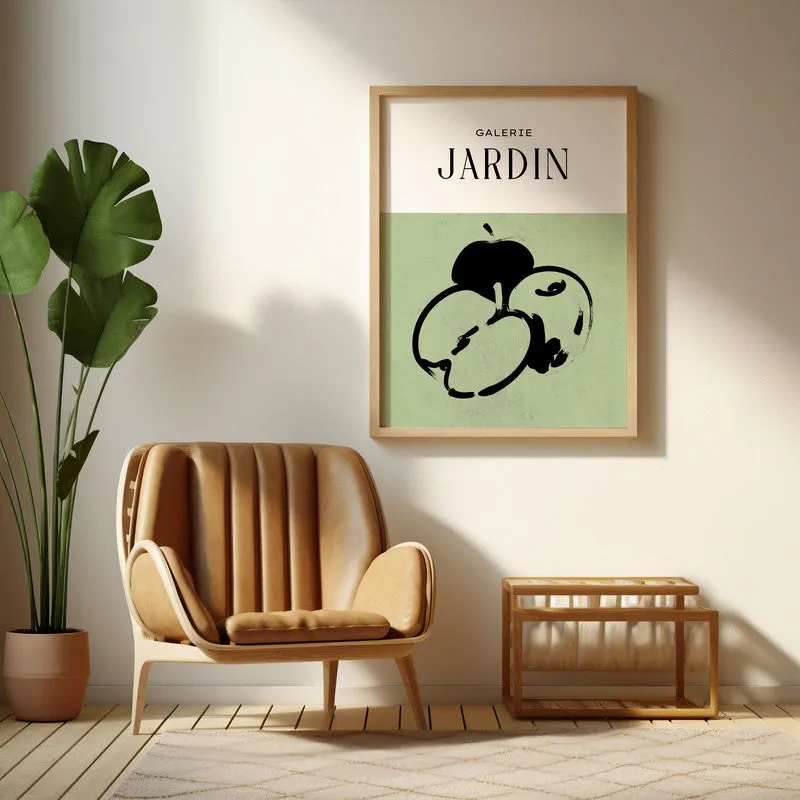 Galerie Jardin Canvas Wall Painting With Brown Frame media 6