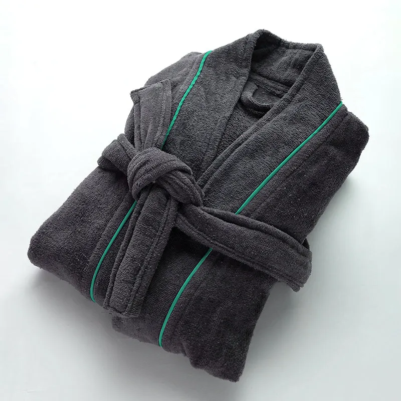 Corbin Bath Robe - Grey media 8