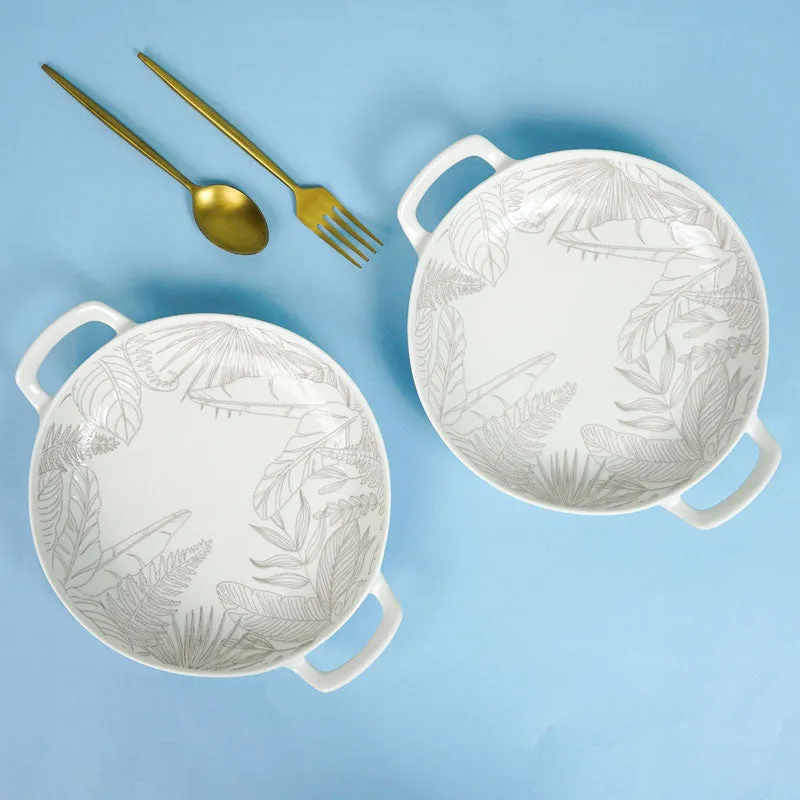Celene Porcelain Platter - Set of Two media 3