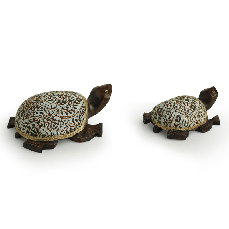 Turtle Warli Showpiece - Set Of Two media 3