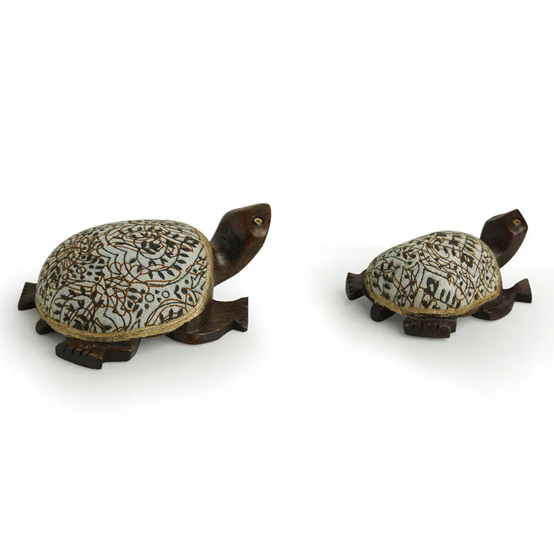 Turtle Warli Showpiece - Set Of Two media 3