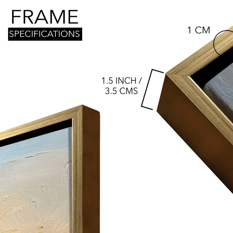 Seaside Pine Canvas Wall Painting With Frame media 8