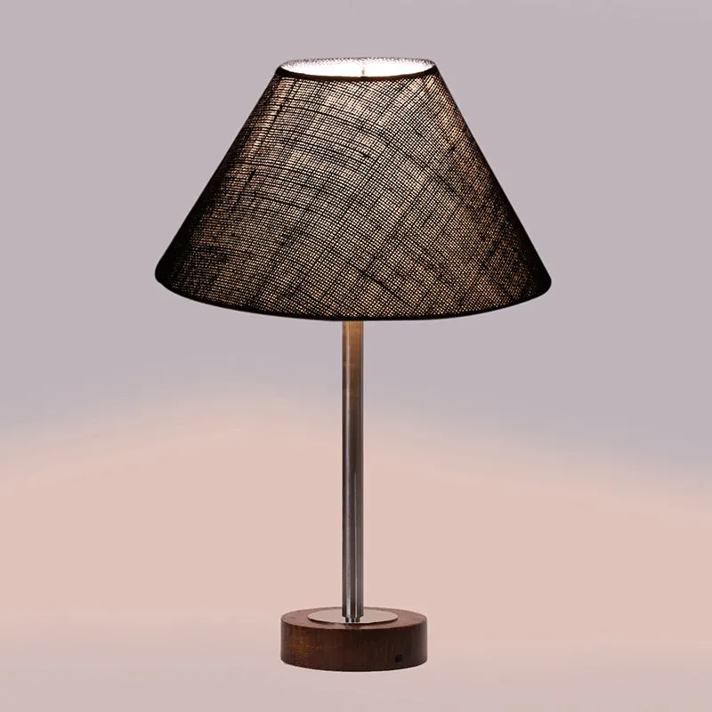 Sienna II Rodin Wooden Table Lamp - Blue,Silver,Brown media 5