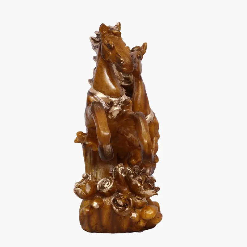 Galloping Horses Polyresin Showpiece media 4