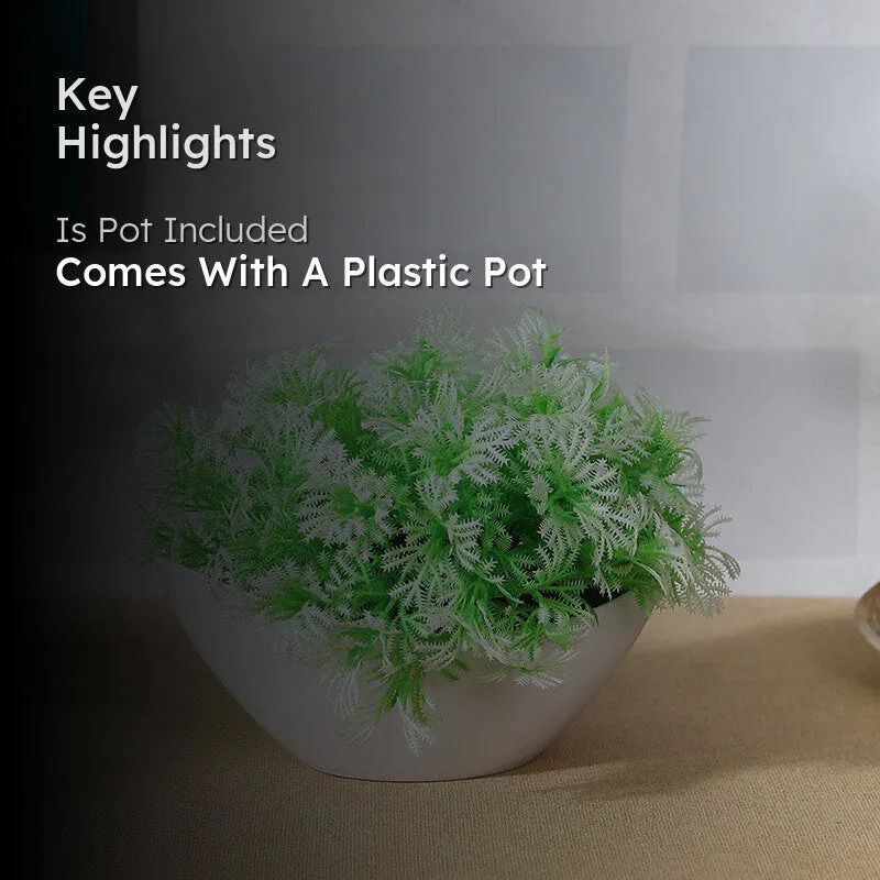 Hana Artificial Plant With Black Plastic Pot media 2