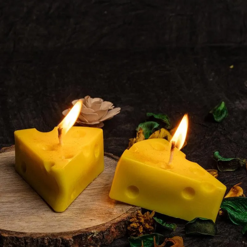 Yummy Cheese Cinnamon Scented Candle - Set Of Two media 3