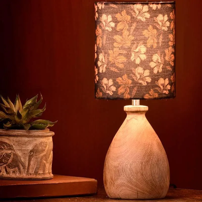 Gothic Botany Fabric Table Lamp media 1