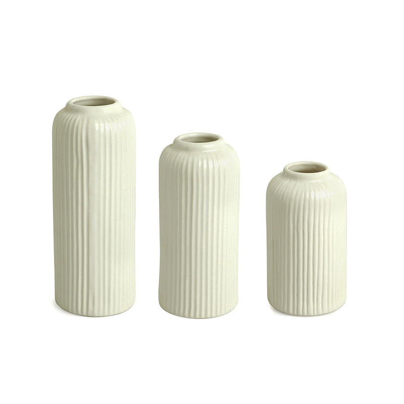 Merzia Ceramic Vase - Set Of Three media 3