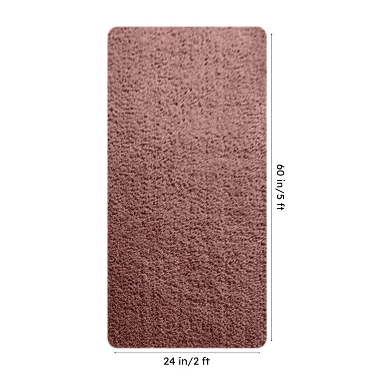 Vegas Luxe Micro Fiber Runner Rug - Pink media 8