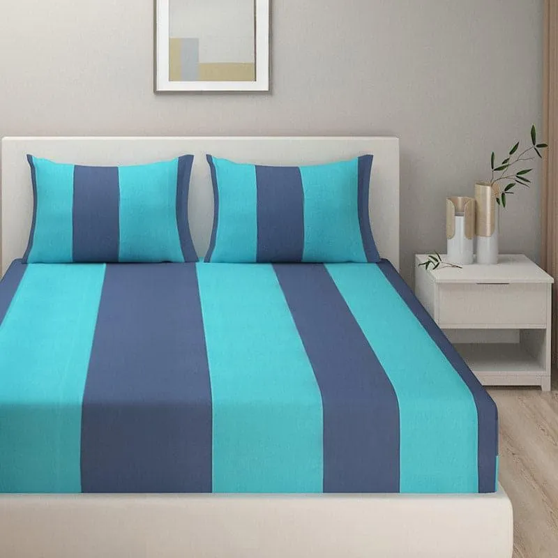 Swayam Nerva Neel Cotton Bedsheet - 180 TC media 3