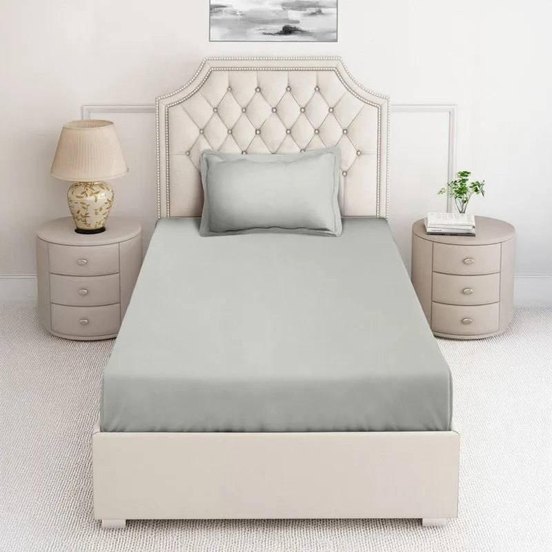 Calora Bedsheet (Grey) - 140 GSM media 3