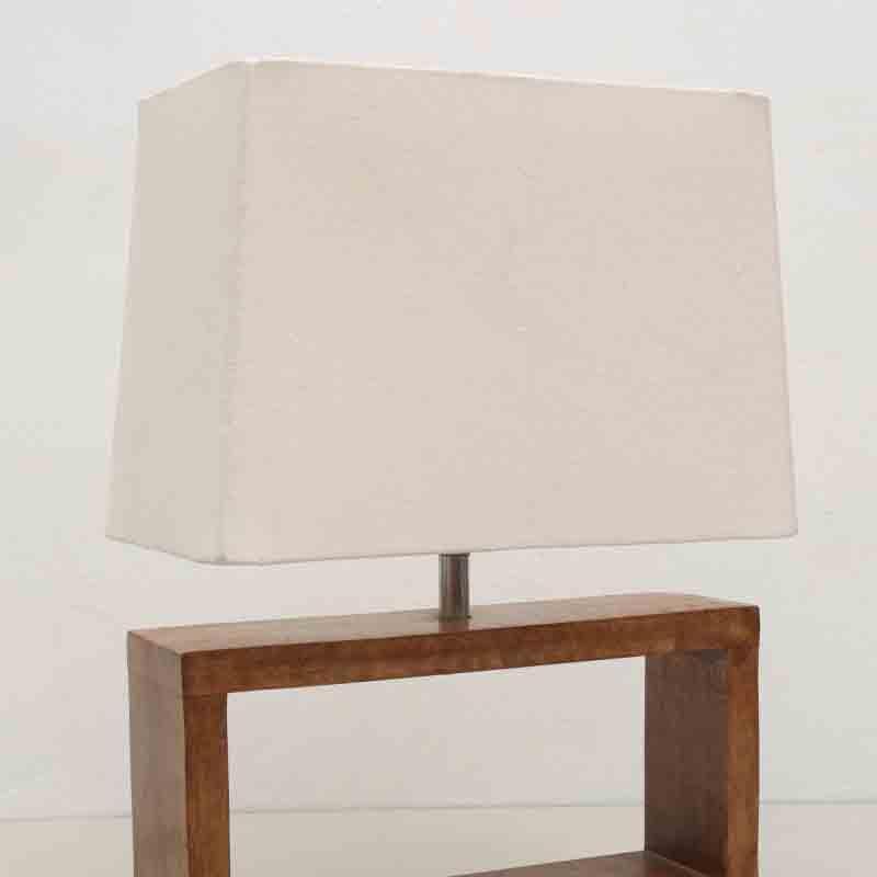 Audace Fabric Table Lamp - Brown,White media 3