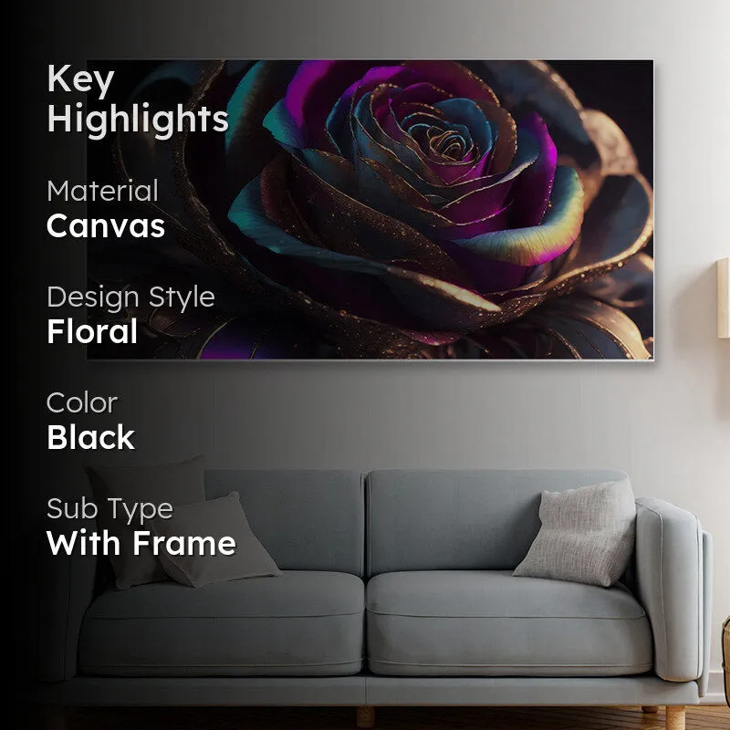 Rose Exuberance Floral Wall Painting media 2