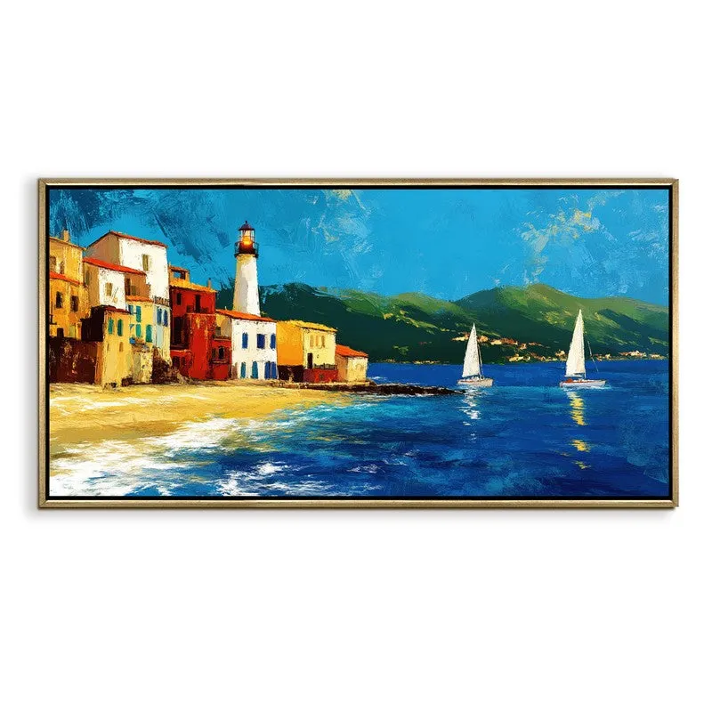 Bluehaven Canvas Wall Painting With Frame media 3