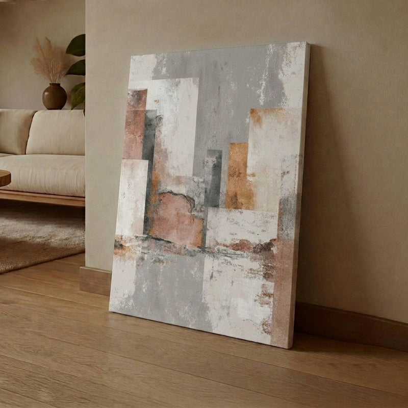 Angular Flow Canvas Wall Art