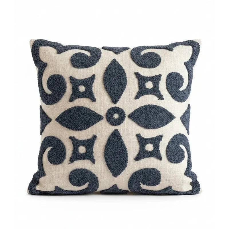 Blumi Tufted Cotton Cushion Cover media 4
