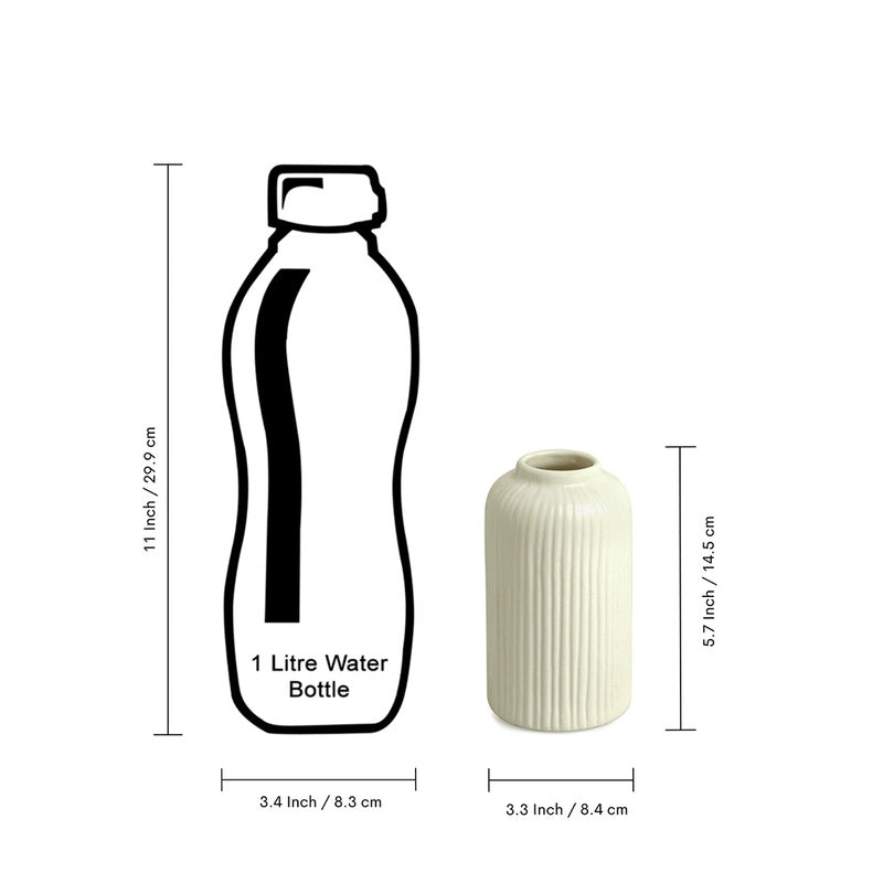 Merzia Ceramic Vase - Set Of Three media 8