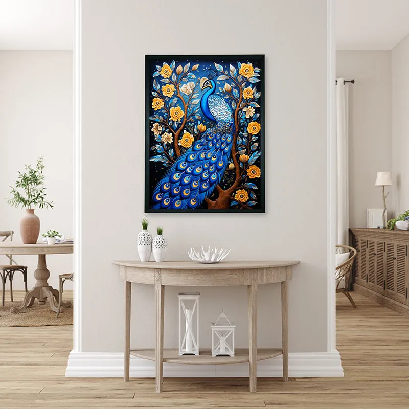 Peacock Magica Canvas Wall Art media 5