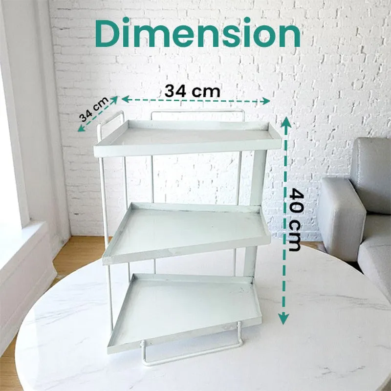 Aqua Tier Metal Racks - White media 10
