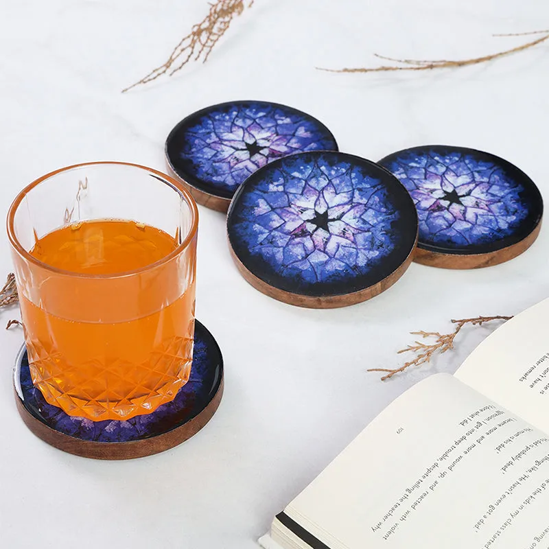 Starpoint Wood Coaster - Set Of Four media 4