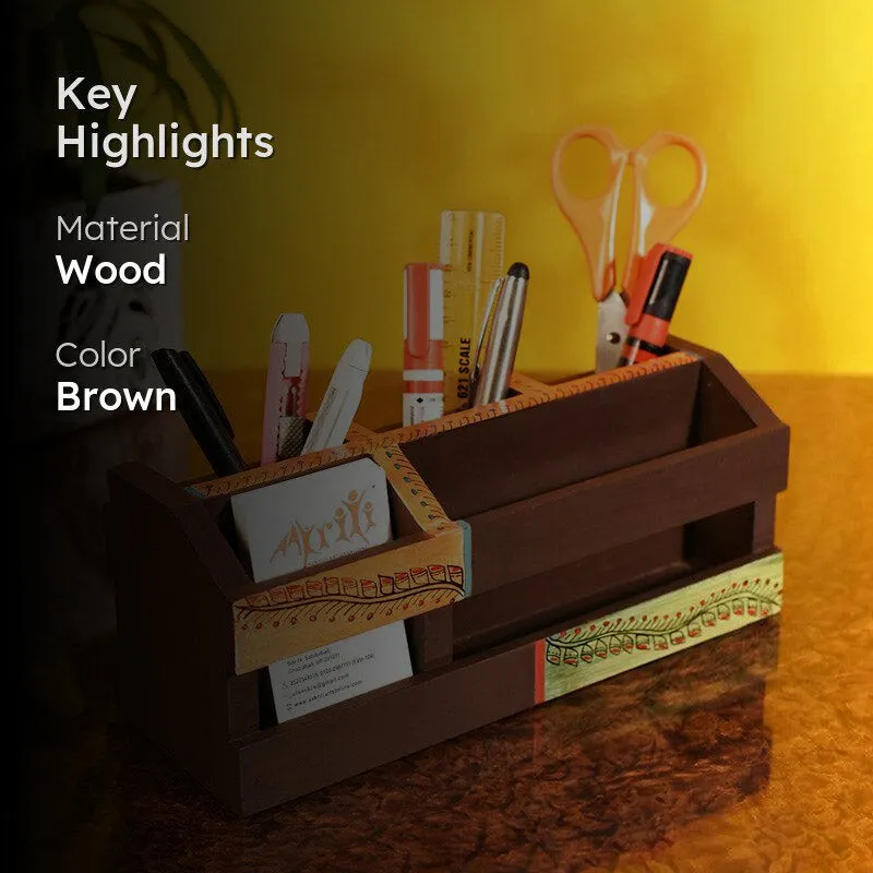 Fara Handcrafted Stationery Holder media 2