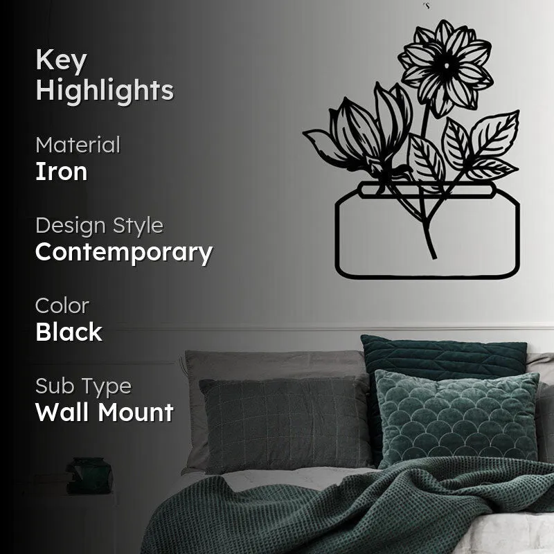 Sunflower Black Iron Wall Accent media 2