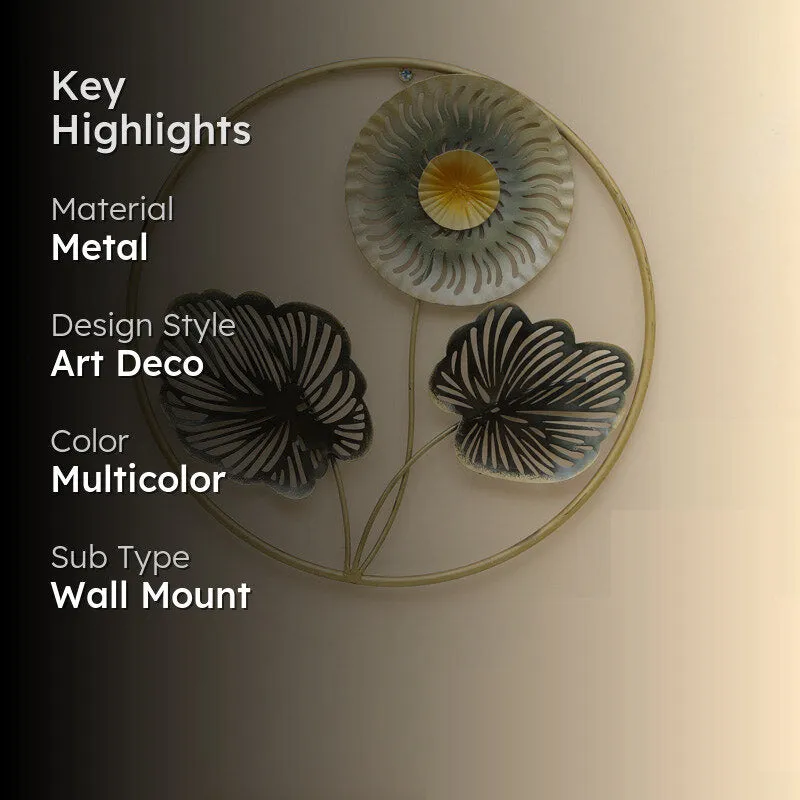Annida Floral Metal Wall Accent media 2