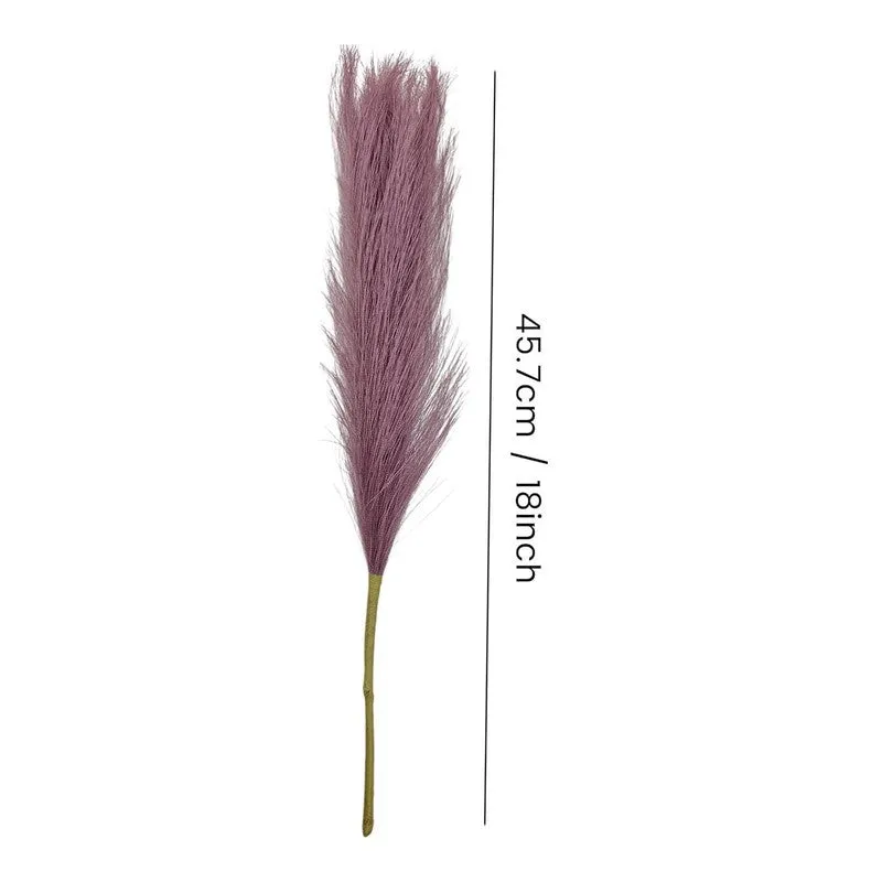 Artificial Feathery Pampas Grass (Soft Purple) - Set Of Four media 8