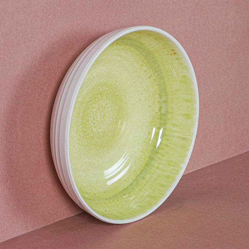 Negua Snack Bowl (White & Light Green) - 1000 ML media 6
