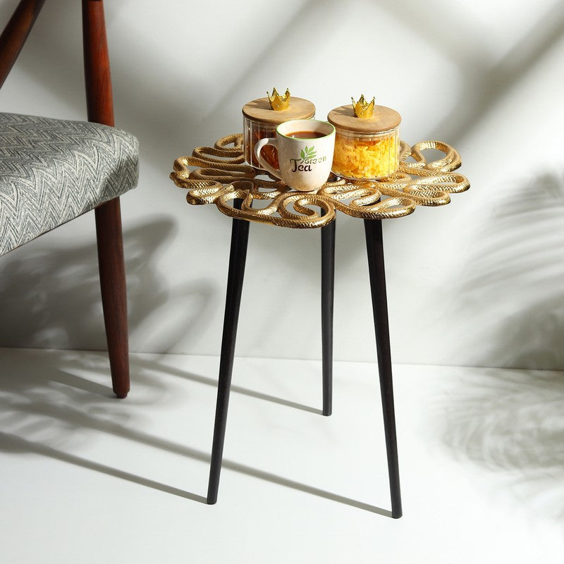 Bloom Craft Side & Bedside Tables - Gold