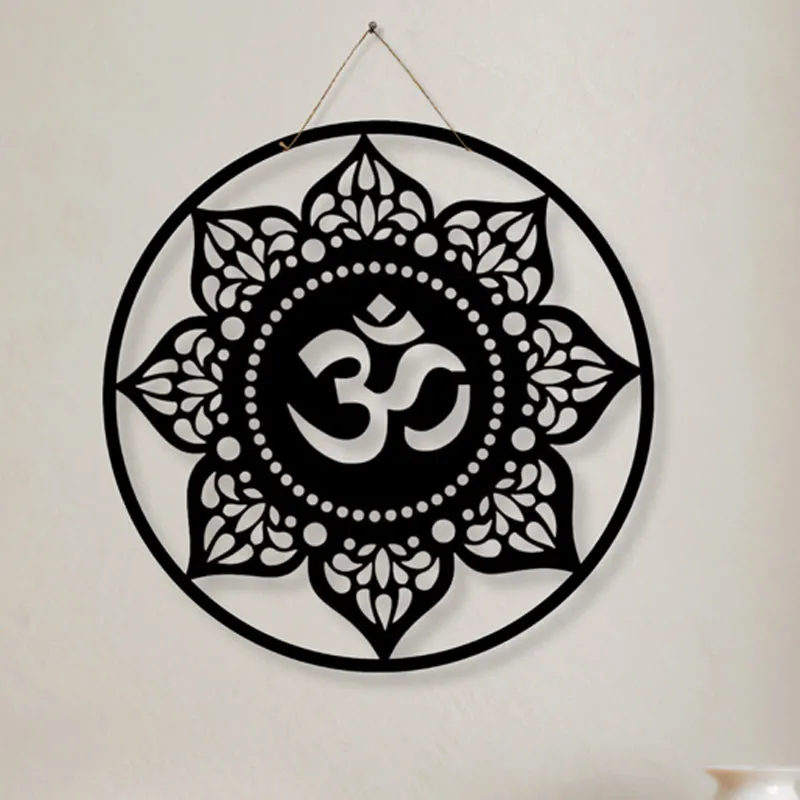 Intricate Aumkar Iron Wall Accent media 3
