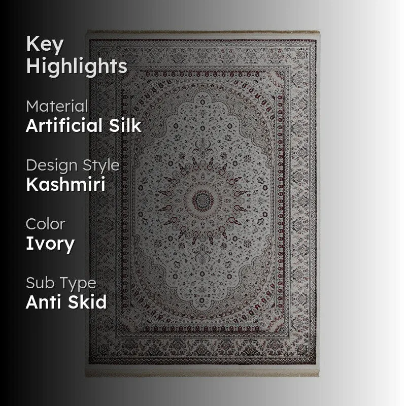Kashveen Art Silk Carpet media 2
