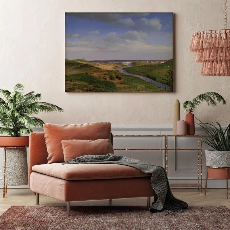 The Valley Canvas Wall Painting - Gallery Wrap media 1
