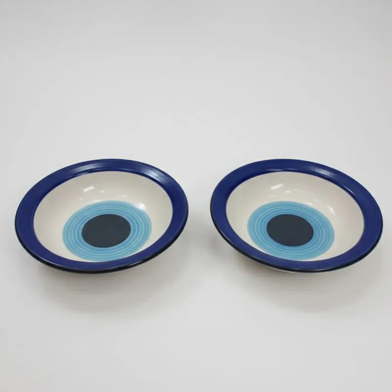 EvilEye Ceramic Pasta Plates - Set Of Two media 6